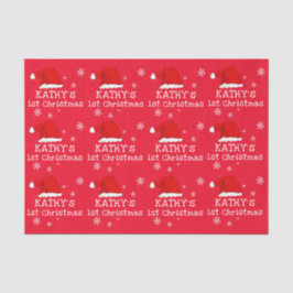 Baby's eerste kerstkerstkerstkerstkerstkerstkerstk tissuepapier