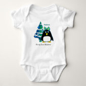 Baby's eerste kerstkerstkerstpak Baby. Romper (Voorkant)