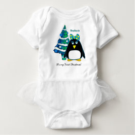 Baby's eerste kerstkerstkerstpak Baby. Romper