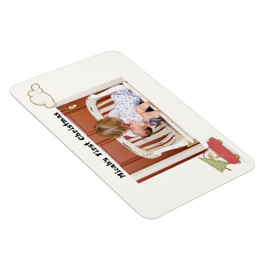 Baby's eerste kerstkoelkast Magnetauto Magneet (Rechterzijde)