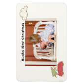 Baby's eerste kerstkoelkast Magnetauto Magneet (Verticaal)