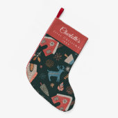 Baby's eerste kerstkous! kleine kerstsok (Voorkant (Hangend))