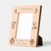 Baby's eerste kerstlaser geëtst gegraveerde lijstjes (Links)