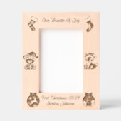 Baby's eerste kerstlaser geëtst gegraveerde lijstjes (Voorkant)