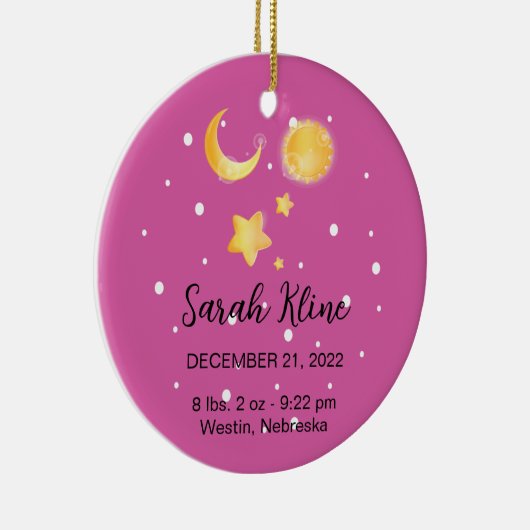 Baby's Eerste kerstman Ornament (Rechts)