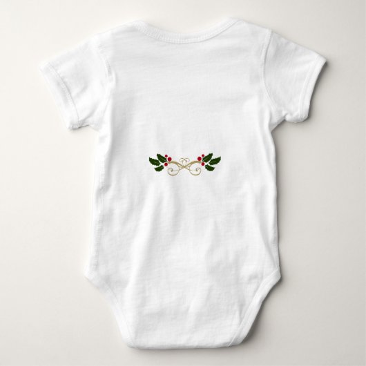 Baby's eerste  Kerstman Romper (Achterkant)