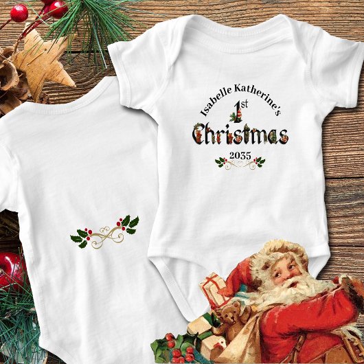 Baby's eerste  Kerstman Romper