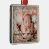 Baby's eerste kerstmetaal ornament (Rechts)