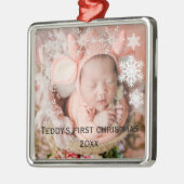 Baby's eerste kerstmetaal ornament (Links)