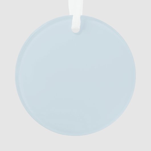 Baby's Eerste Kerstmis 2017 lichtblauw ornament (achterkant)