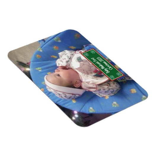 Baby's Eerste Kerstmis 2023 Magneet (Rechterzijde)