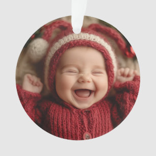 Baby's Eerste Kerstmis Foto Aandenken  Ornament