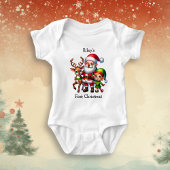 Baby's Eerste Kerstmis Gepersonaliseerd Romper