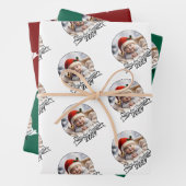 Baby's eerste Kerstmis Inpakpapier Vel (In situ)