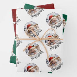 Baby's eerste Kerstmis Inpakpapier Vel