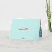 BABY'S EERSTE KERSTMIS KAART (Achterkant)