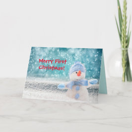 BABY'S EERSTE KERSTMIS KAART