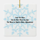 Babys Eerste Kerstmis Keramisch Ornament (Achterkant)