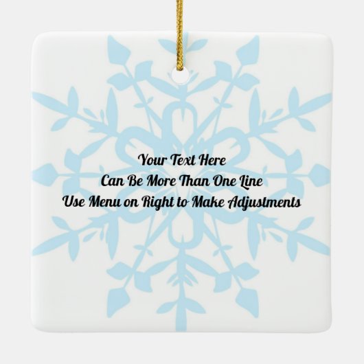 Babys Eerste Kerstmis Keramisch Ornament (Achterkant)