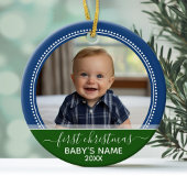 Babys Eerste Kerstmis Keramisch Ornament