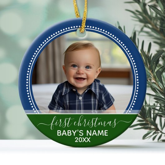 Babys Eerste Kerstmis Keramisch Ornament