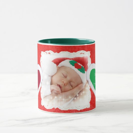 Baby's Eerste Kerstmis Koffie Mok Keepsake (Midden)