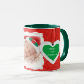 Baby's Eerste Kerstmis Koffie Mok Keepsake (Voorkant rechts)