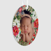 Baby's eerste kerstmis met acrylhoudend Ornament (voorkant)