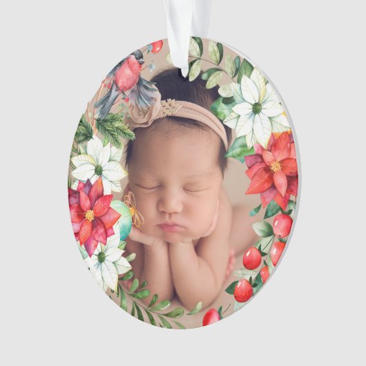 Baby's eerste kerstmis met acrylhoudend Ornament (voorkant)