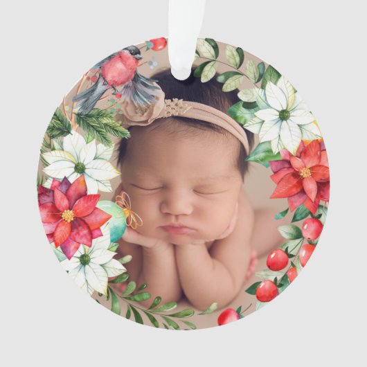 Baby's eerste kerstmis met acrylhoudend Ornament (voorkant)