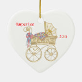 Baby's Eerste Kerstmis~Mistletoe Ornament (Achterkant)