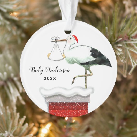Baby's eerste kerstmis ornament (Boom)