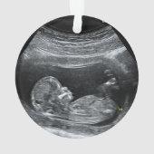 Baby's eerste kerstmis ornament (achterkant)