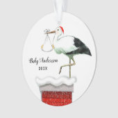 Baby's eerste kerstmis ornament (voorkant)