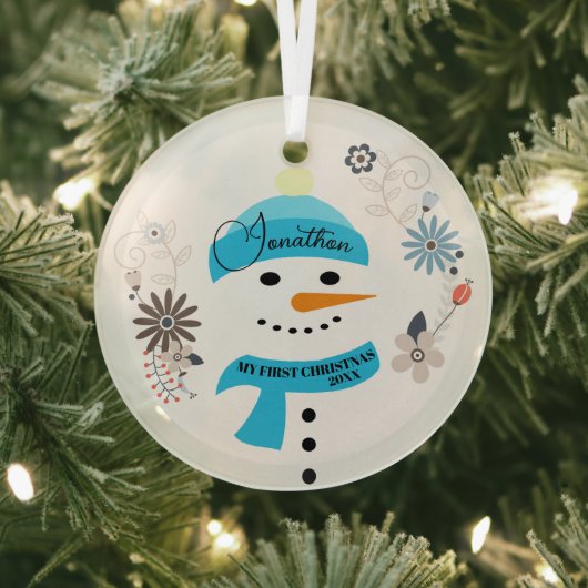Baby's Eerste Kerstmis Ornament - Gepersonaliseerd (Insitu)