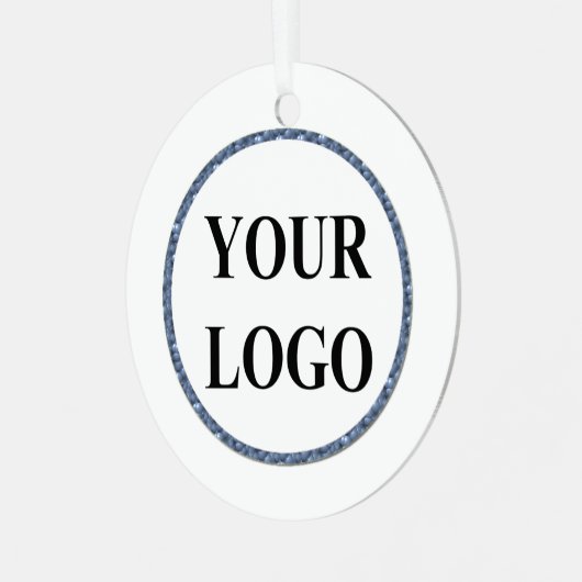 Baby's Eerste Kerstmis Ornamenten ADD LOGO Elegant (Voorkant links)