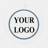 Baby's Eerste Kerstmis Ornamenten ADD LOGO Elegant (Voorkant)