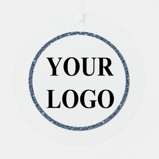 Baby's Eerste Kerstmis Ornamenten ADD LOGO Elegant (Voorkant)