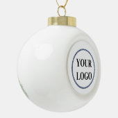 Baby's Eerste Kerstmis Ornamenten Schattigee Typog (Links)