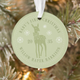 Baby's Eerste Kerstmis Persoonlijke Aandenken Ornament