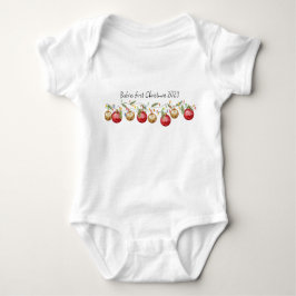 Baby's eerste Kerstmis Romper