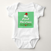 Baby's eerste kerstmis romper (Voorkant)