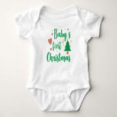 Baby's Eerste Kerstmis Romper (Voorkant)