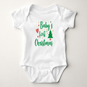Baby's Eerste Kerstmis Romper