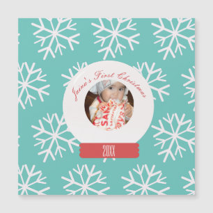 Baby's Eerste Kerstmis Sneeuwbol Sneeuwvlokken Tea
