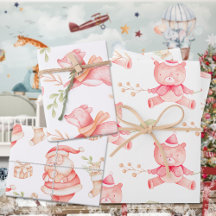 Baby's Eerste Kerstmis Teddy Bear Red Fox & Santa