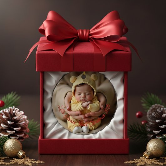Baby's eerste kerstornament keramisch ornament