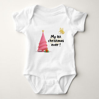 Baby's eerste kerstpak romper