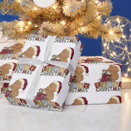 Baby's Eerste kerstpapier Cadeaupapier