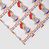 Baby's eerste kerstpapier tissuepapier (Detail)